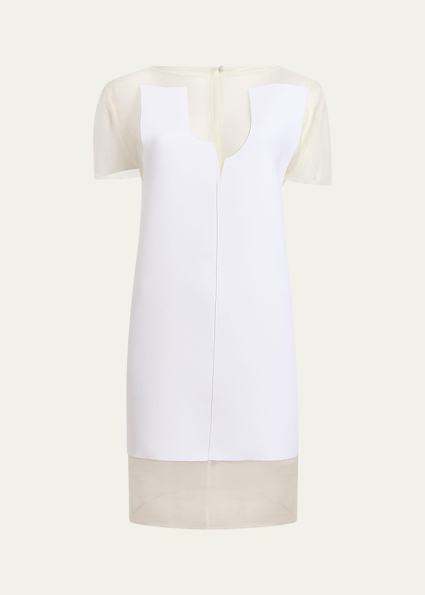 winona paneled mini dress