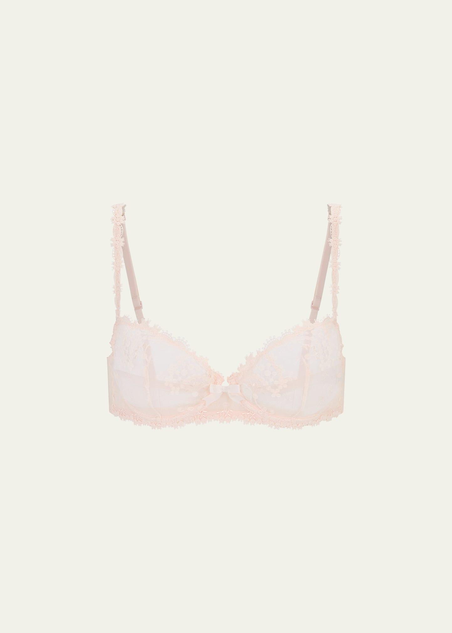 wish lace demi cup bra