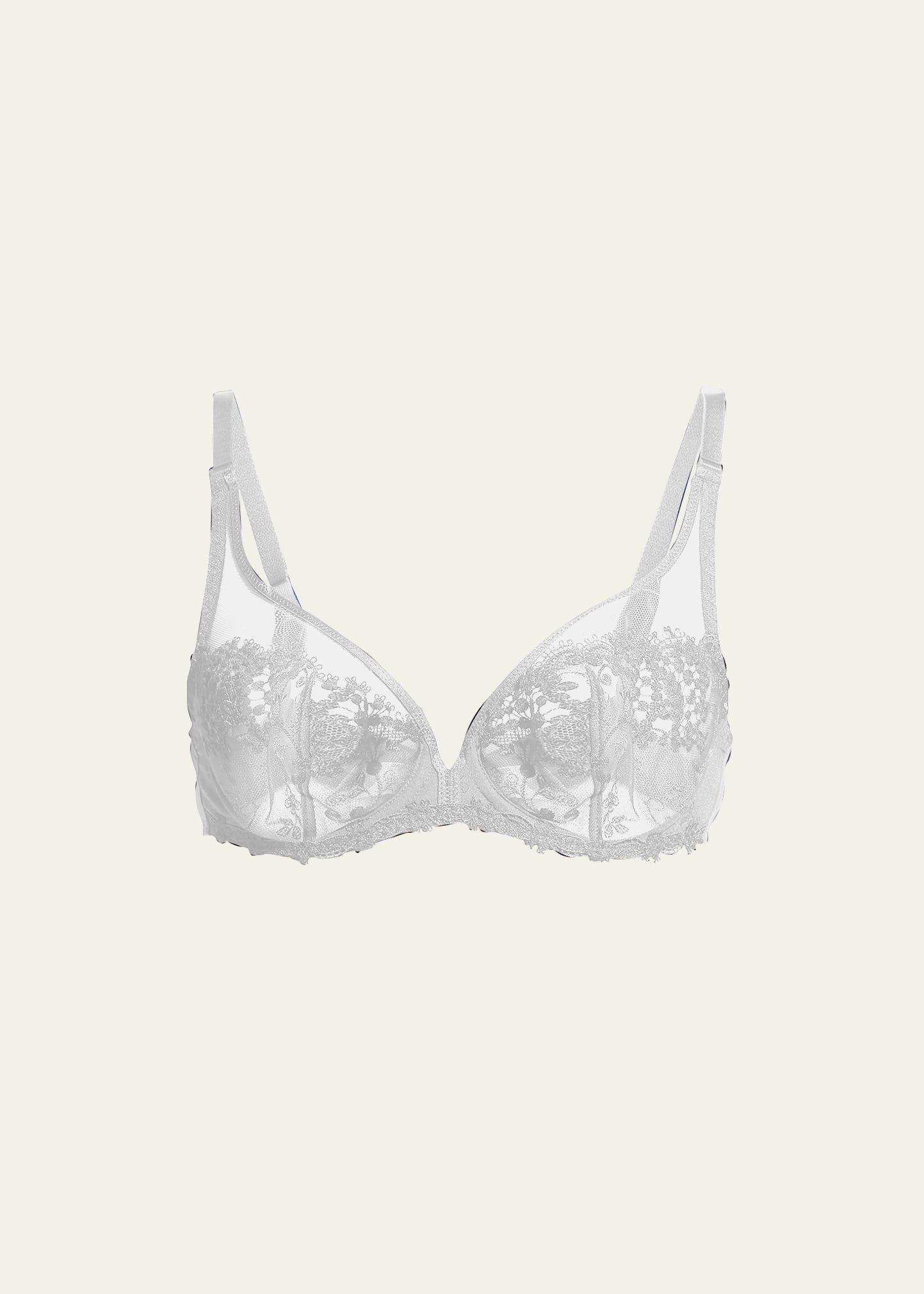 wish sheer plunge bra