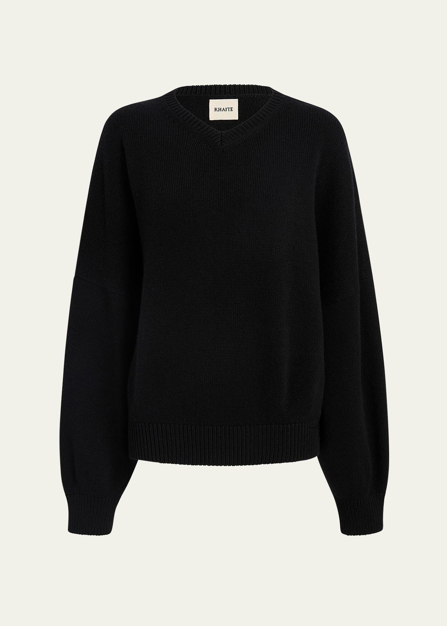 wolfe v-neck cashmere sweater