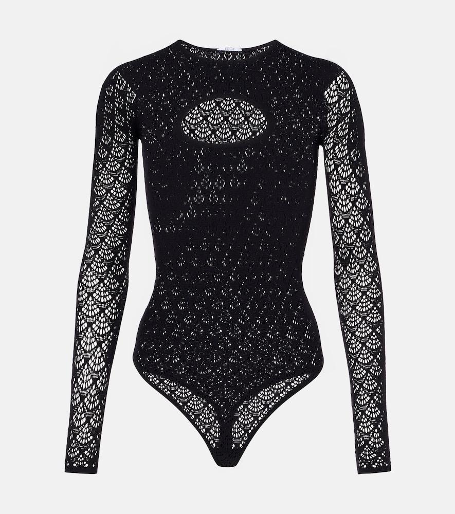 wolford cutout lace bodysuit