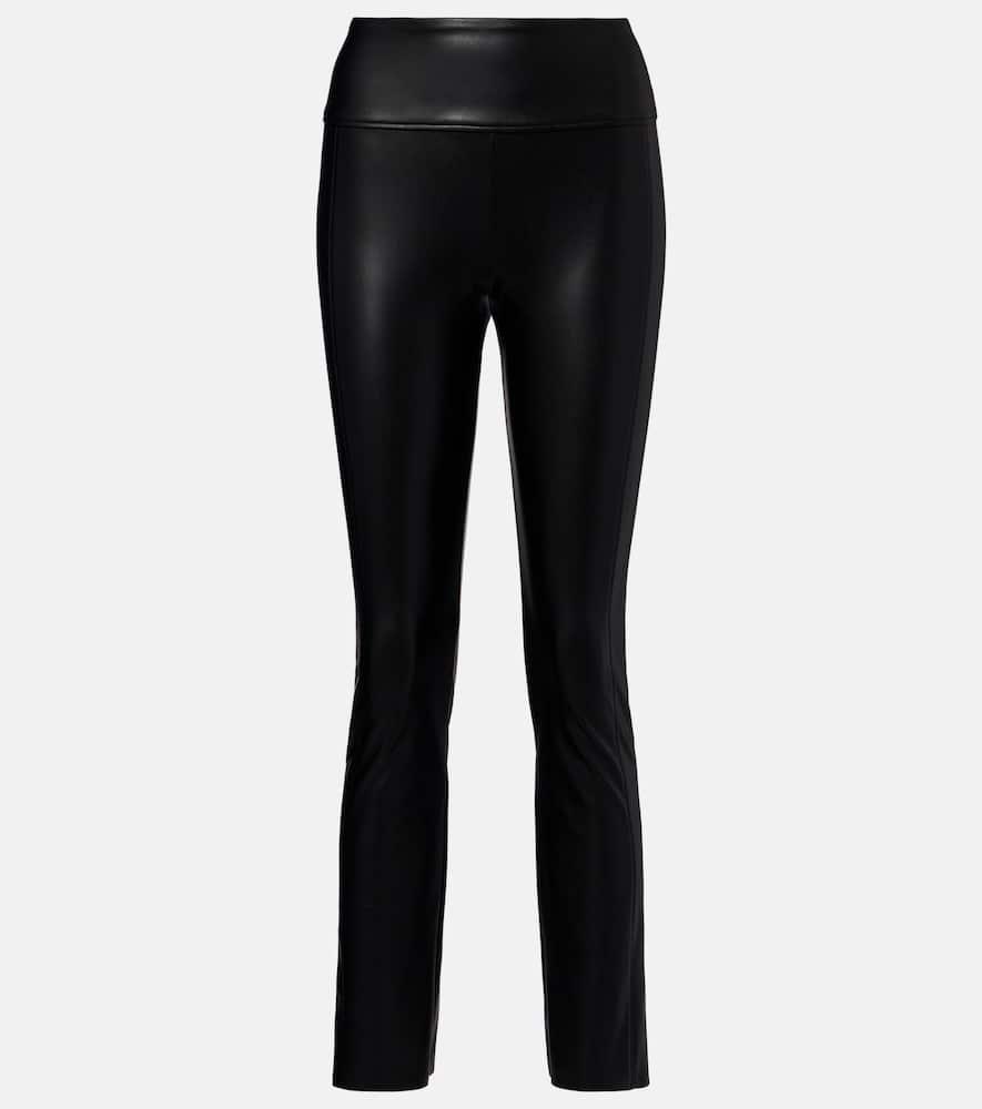 wolford edie coated cropped slim pants