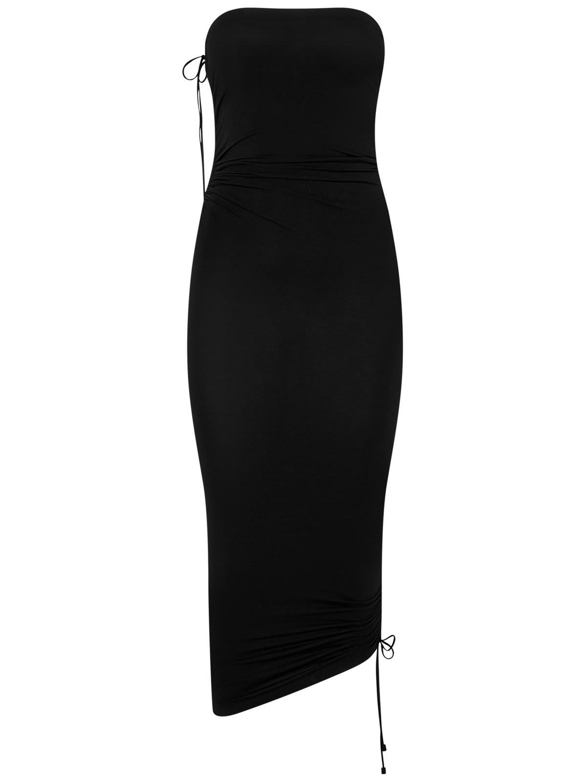 wolford fatal strapless ruched mini dress