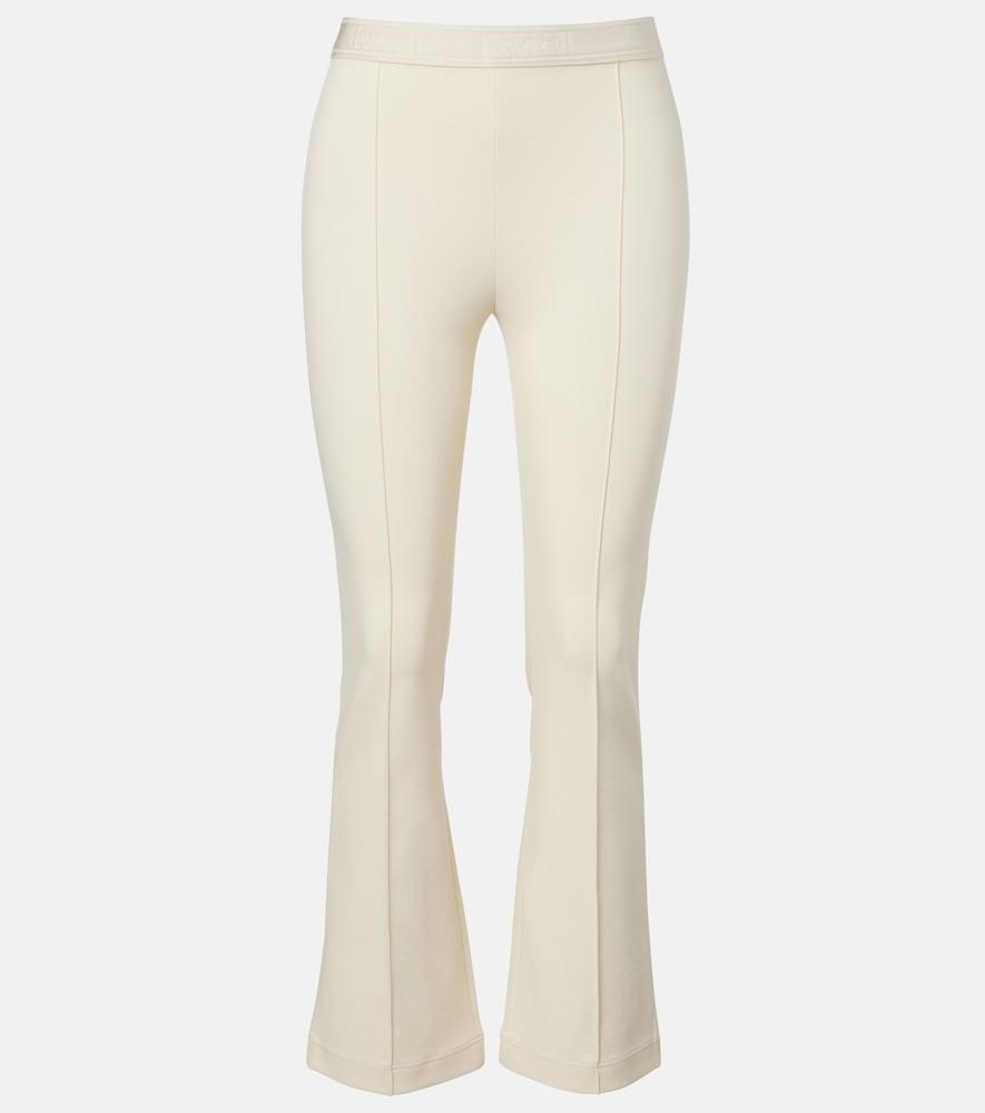 wolford grazia cropped jersey flared pants
