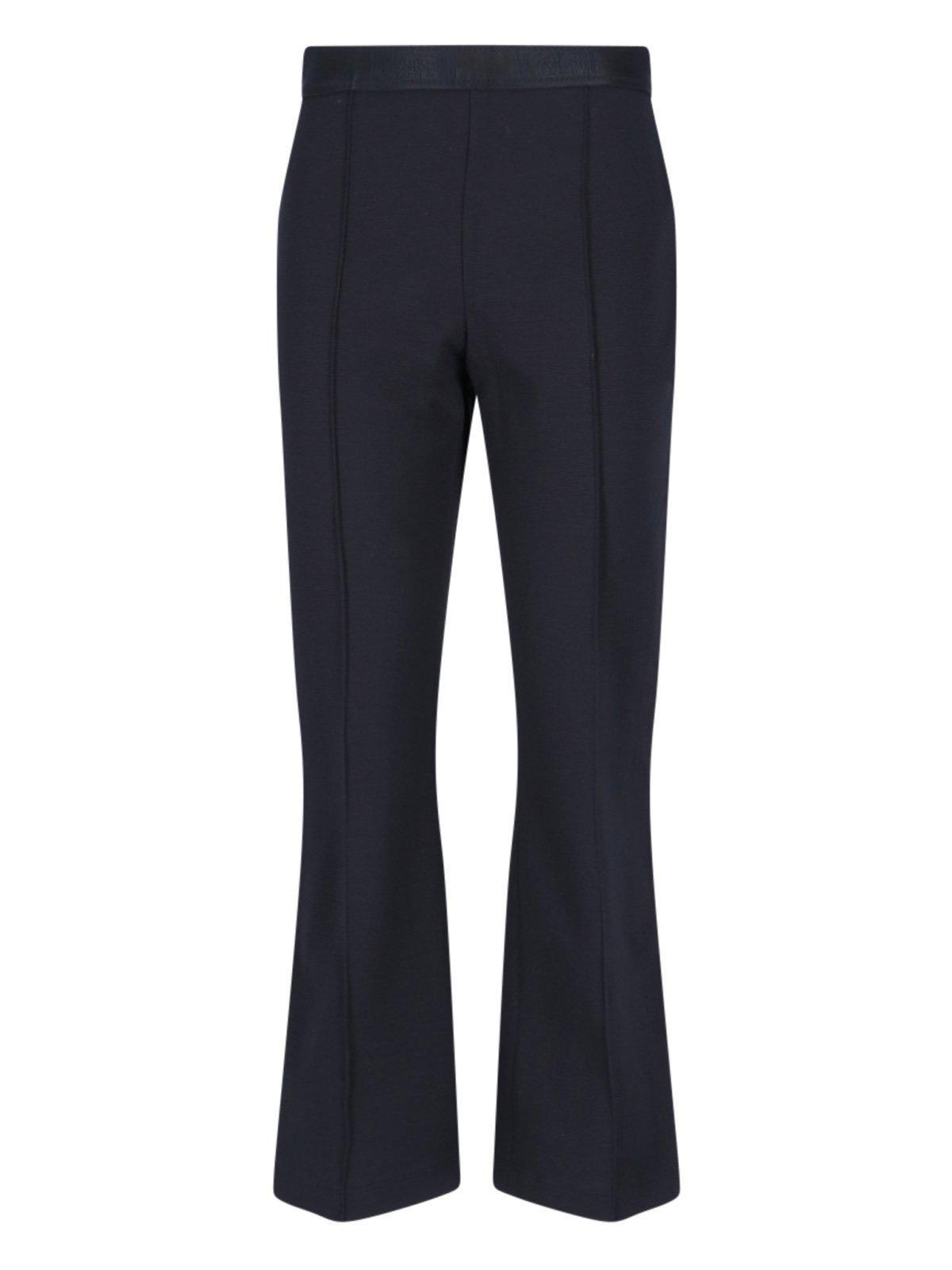wolford grazia logo waistband straight-leg trousers