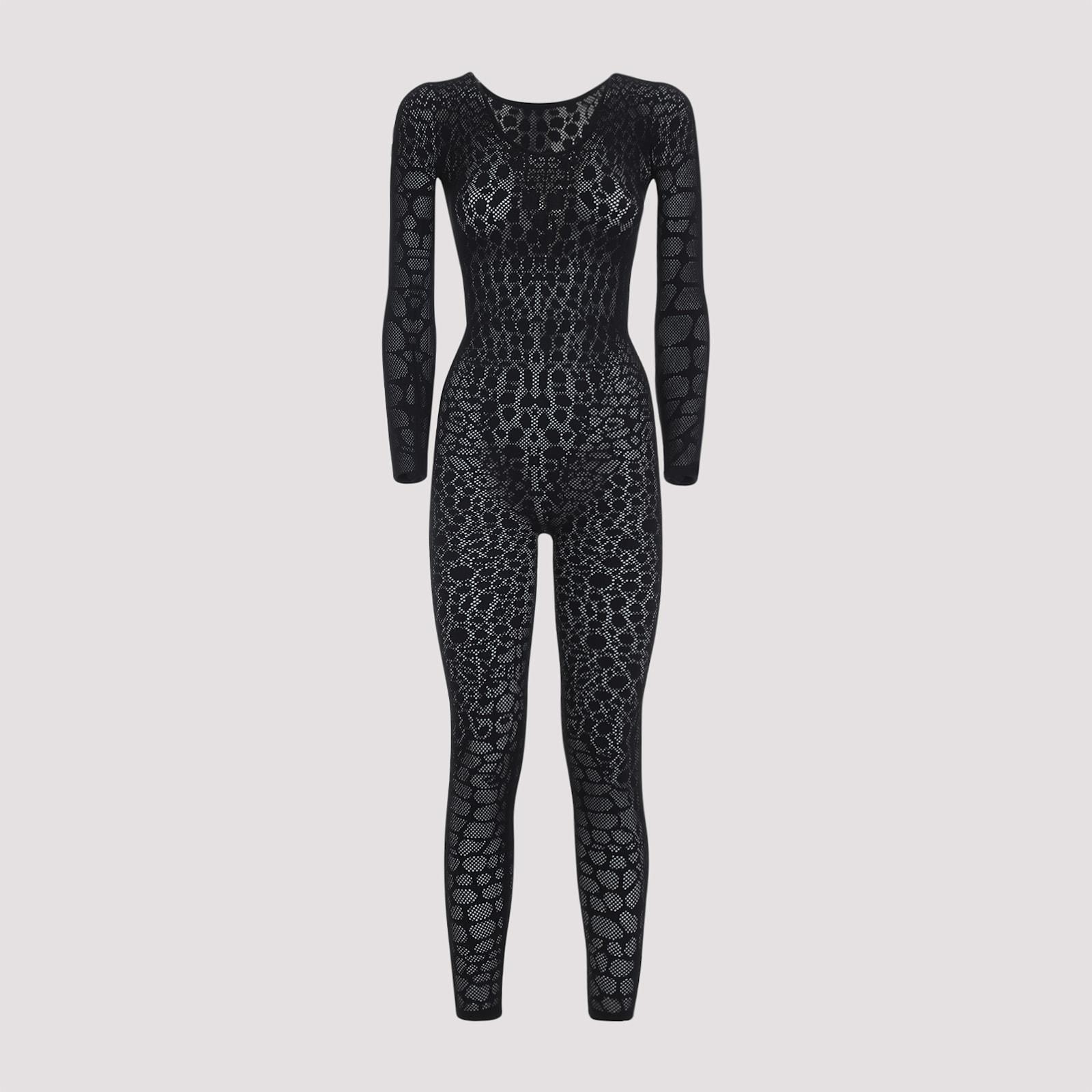 wolford reptile net jumpsuit