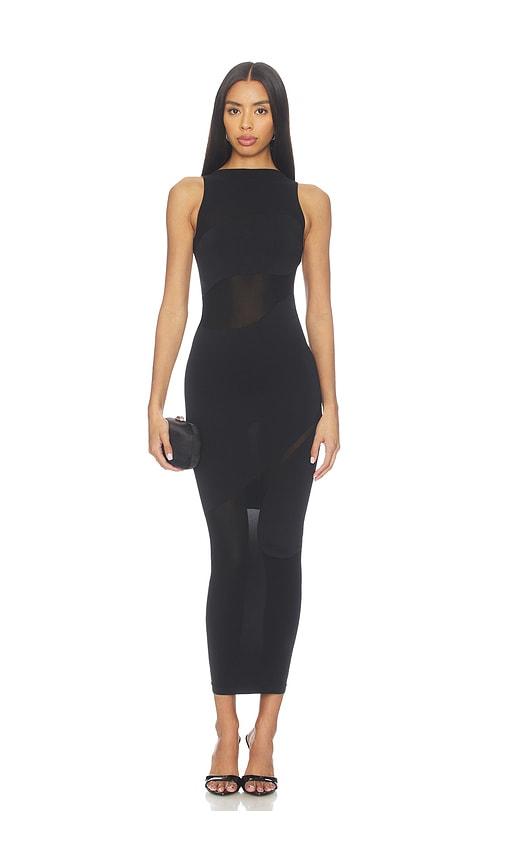 wolford shade dress in black.