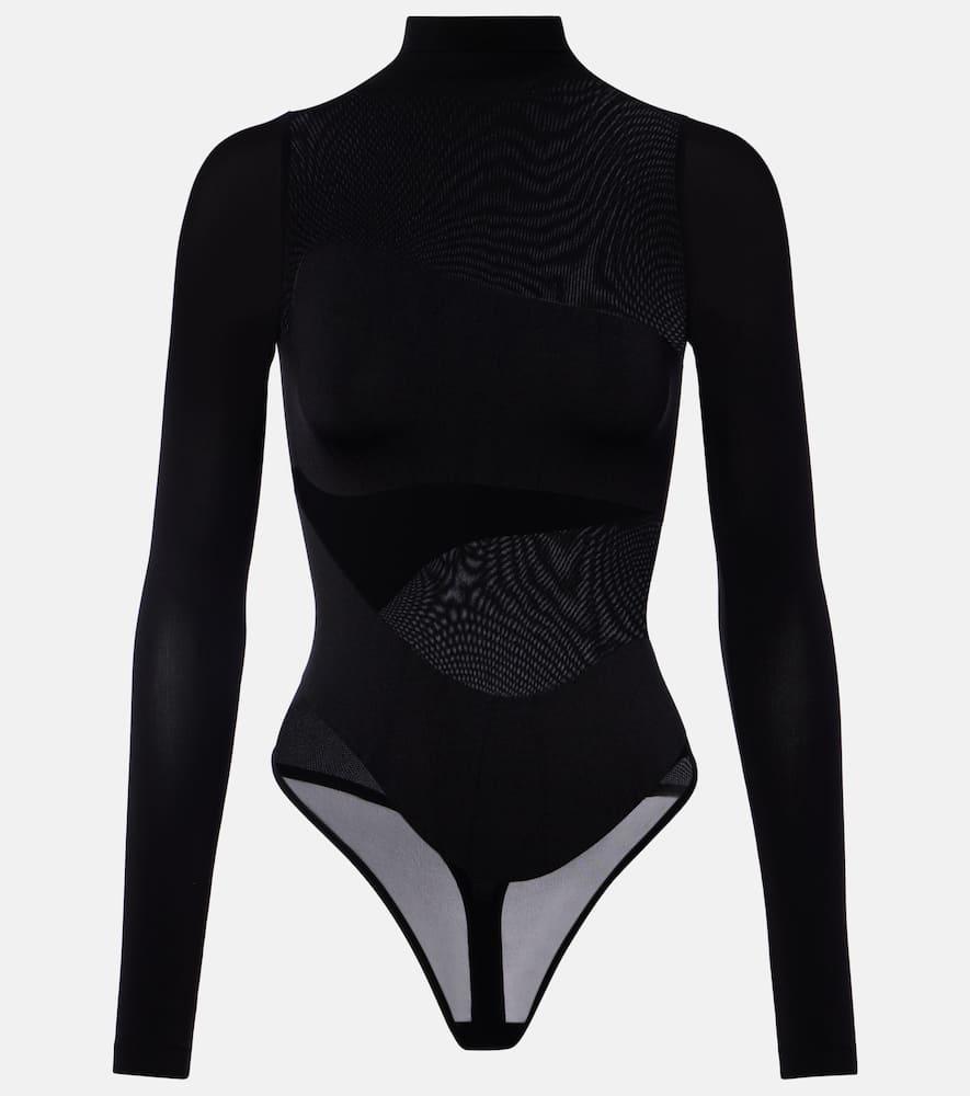 wolford shade paneled bodysuit