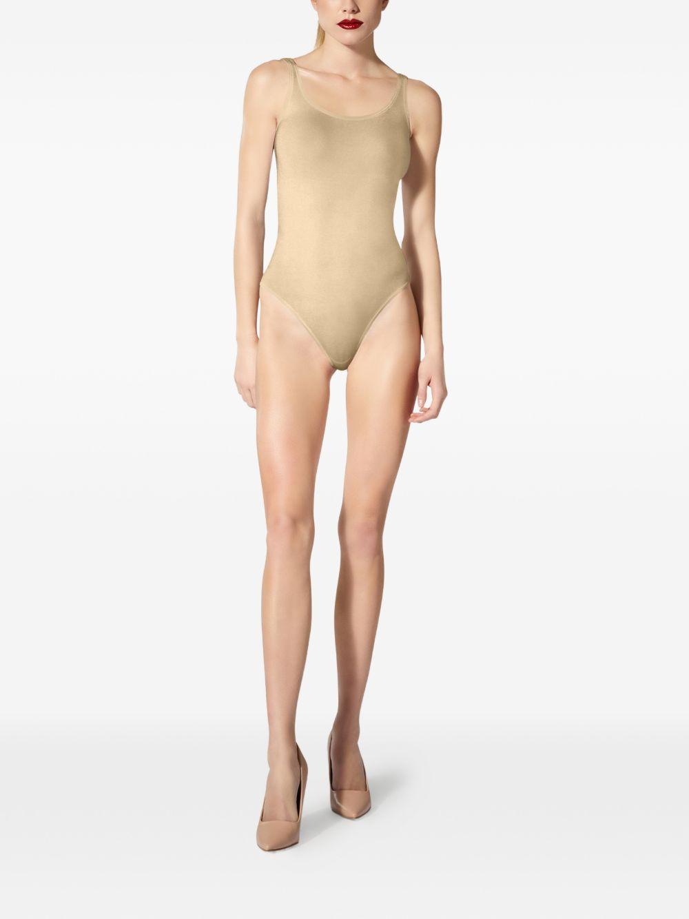 wolford top beige polyamide - women