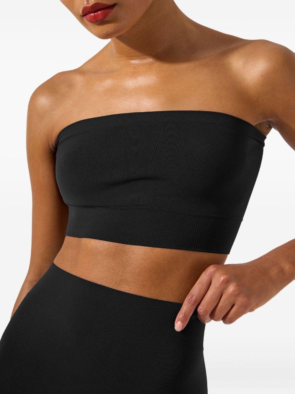 wolford top black polyamide - women