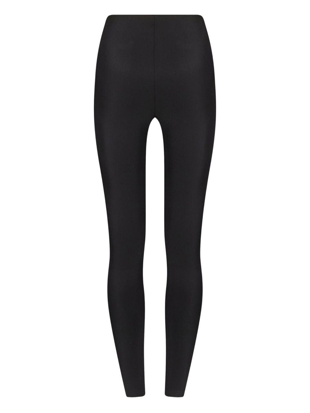 wolford trousers black polyamide - women