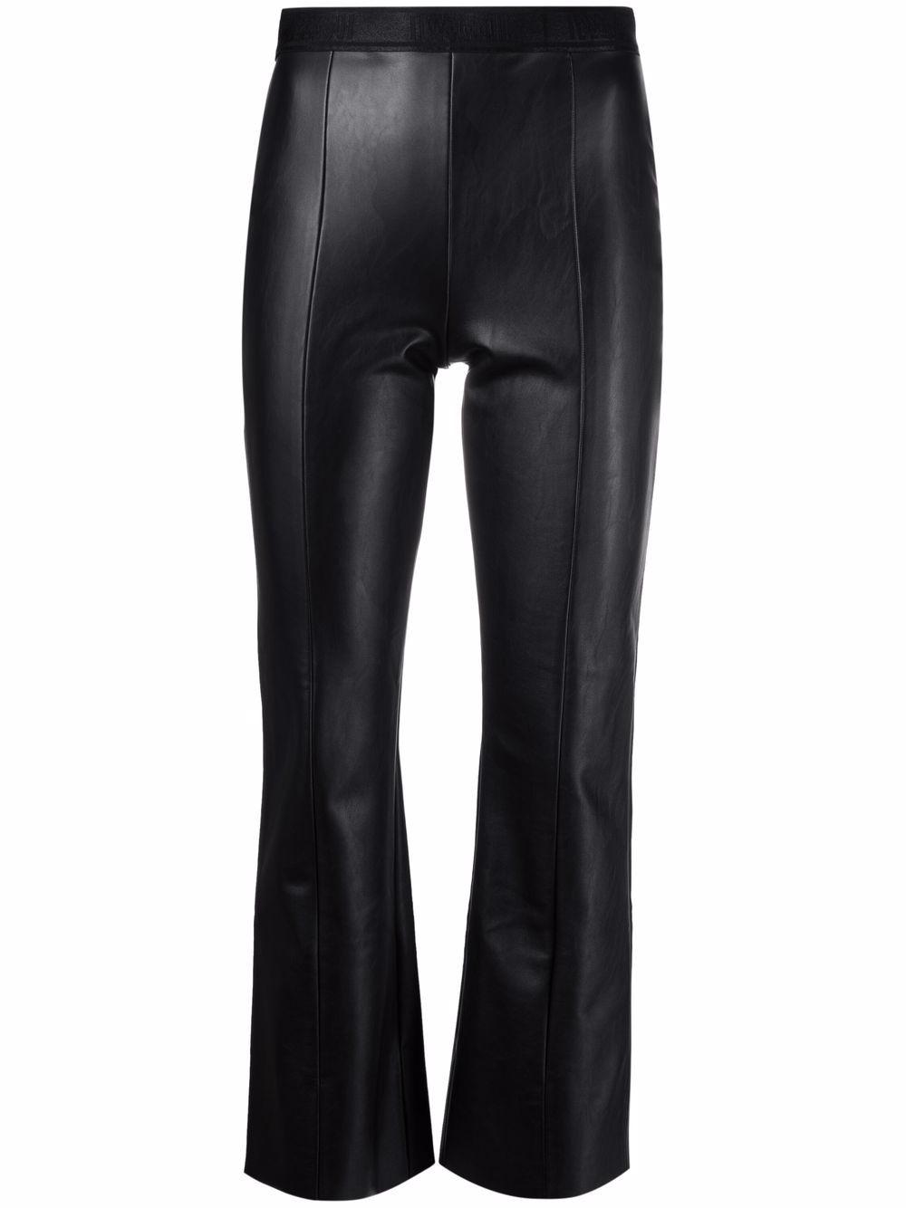 wolford trousers black polyester - women