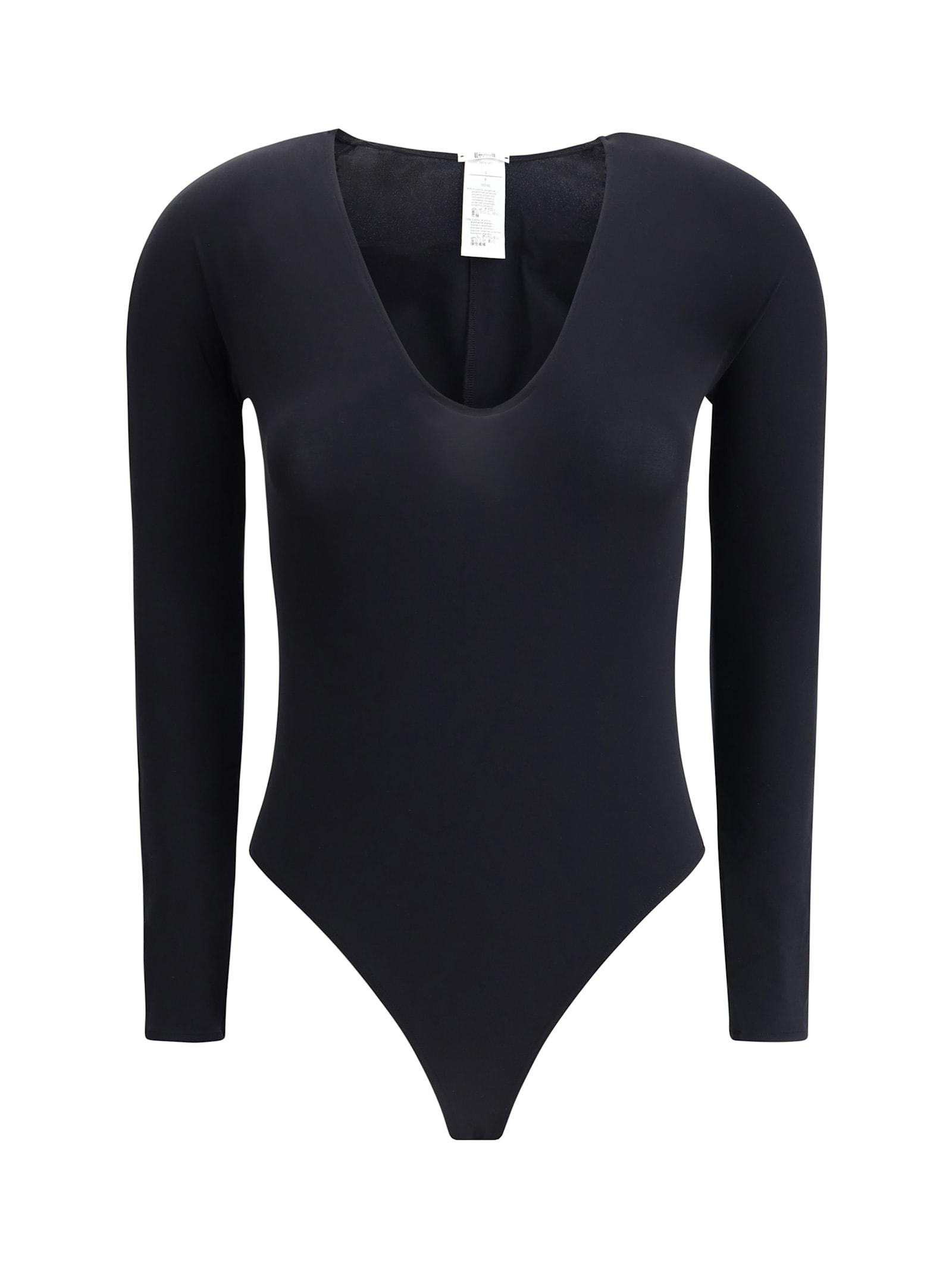 wolford v-neck bodysuit