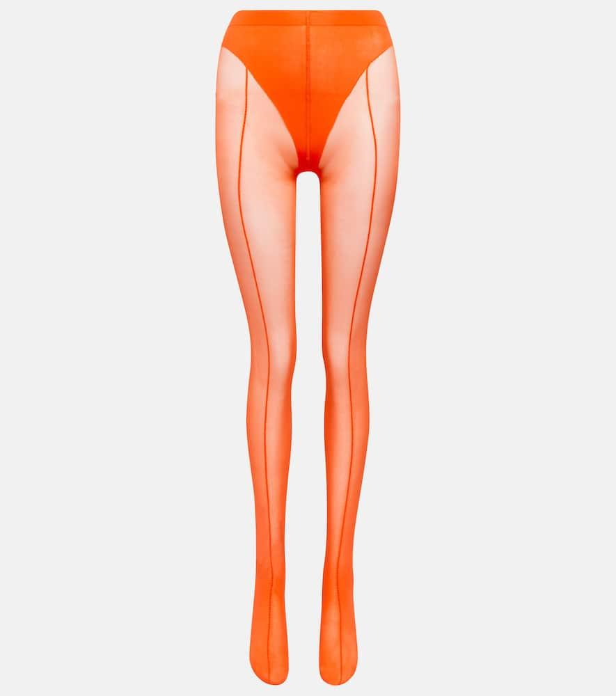 wolford x mugler a tights