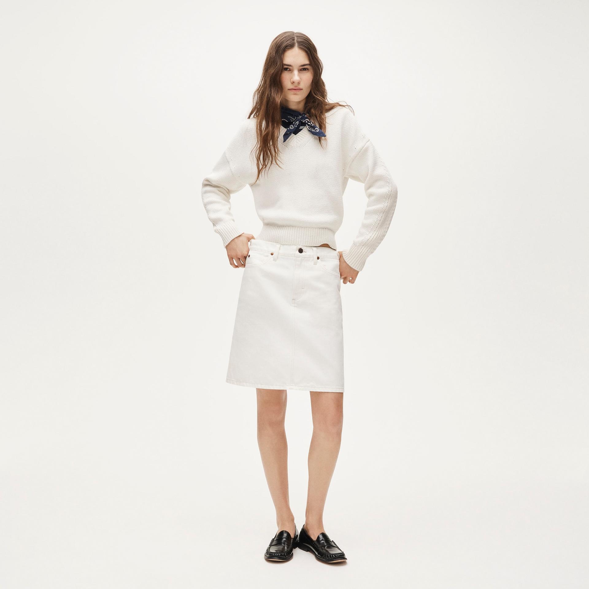 women's lee&reg; x j.crew denim skirt