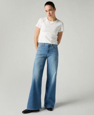 womens 318 shaping stellar stretch wide leg jeans 24 26w
