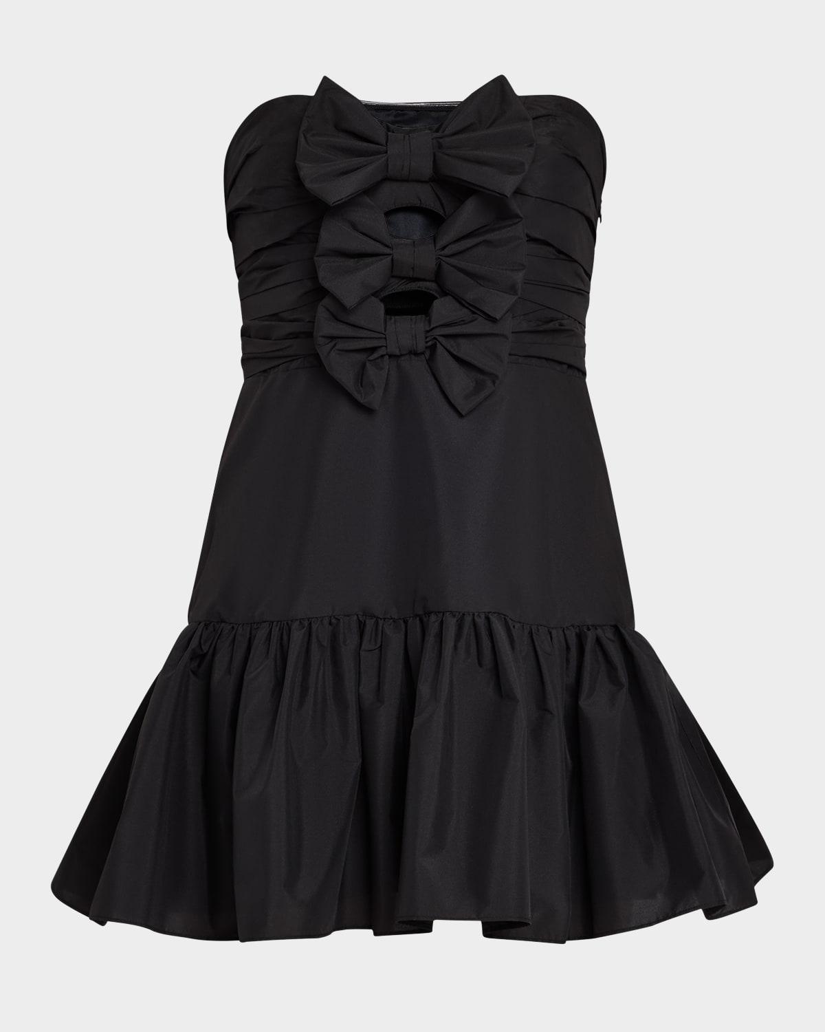 woodlow bow mini dress