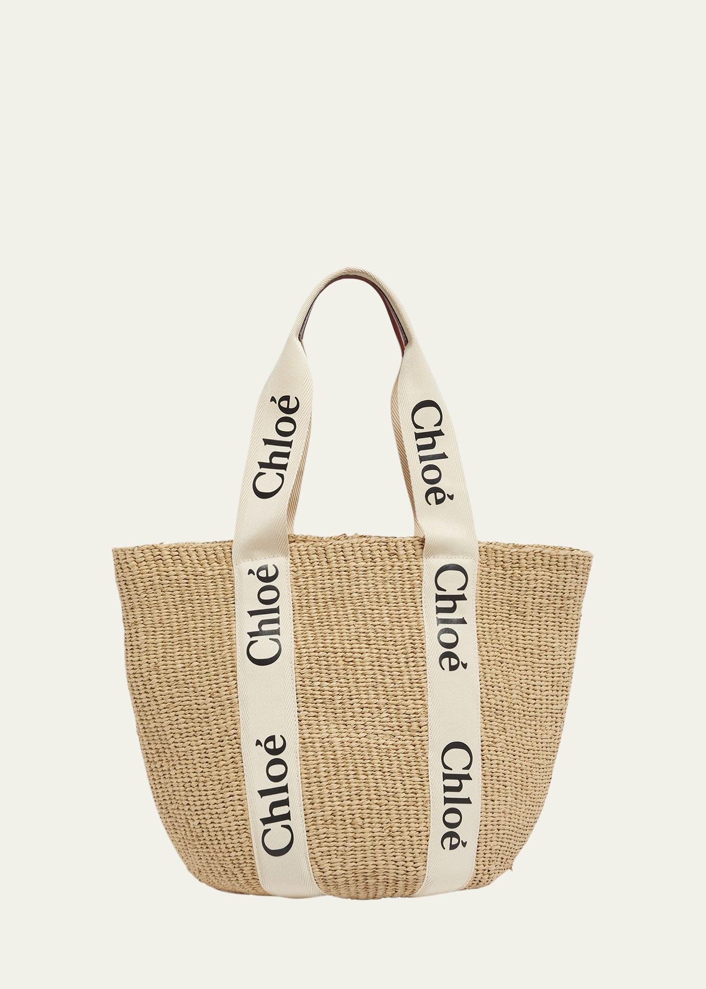 woody large mifuko basket bag in fair trade paper embellished with linen