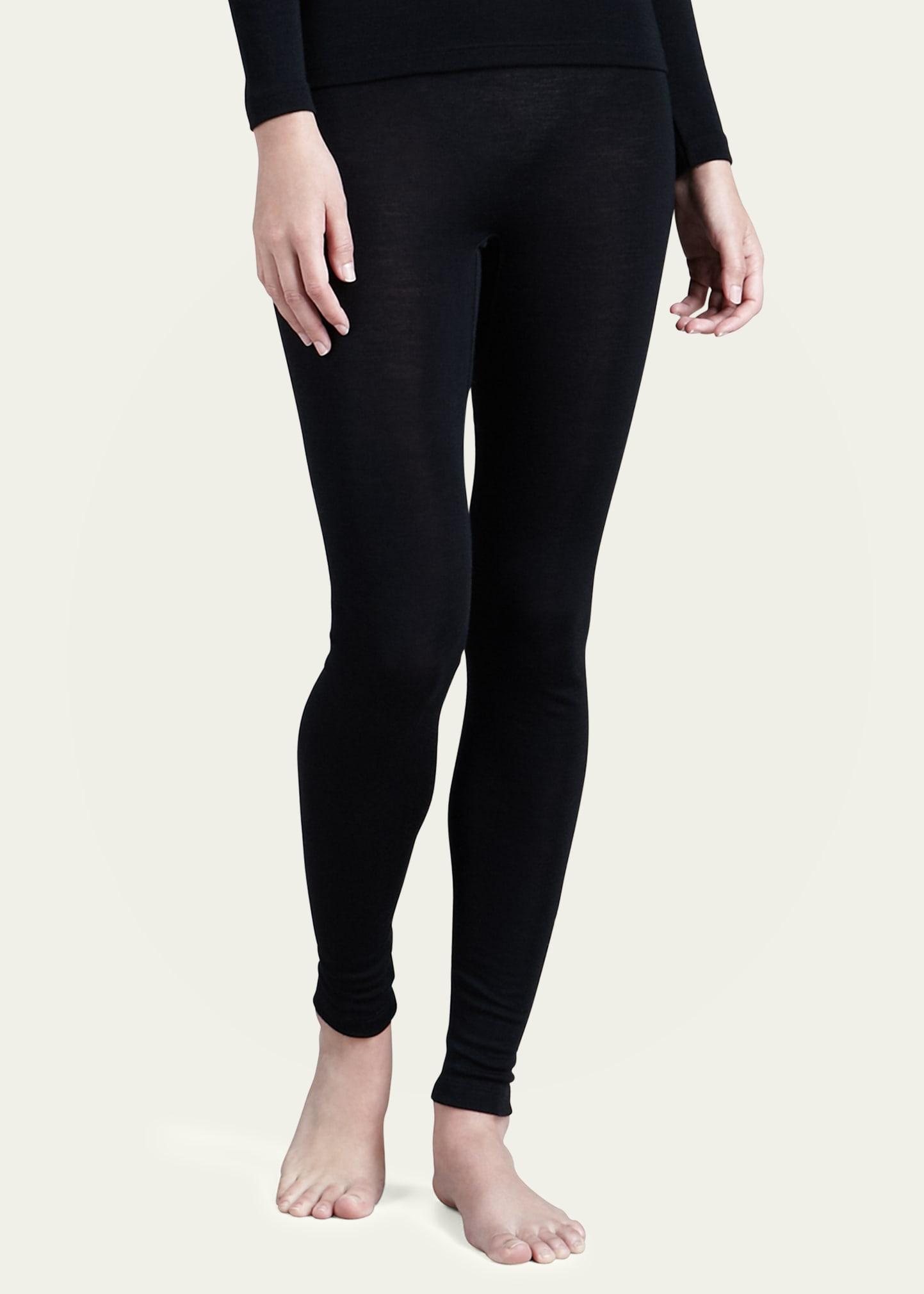 wool & silk blend leggings