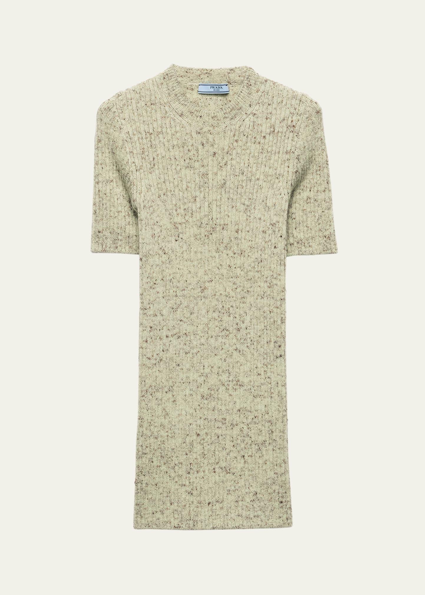 wool and linen short-sleeve sweater