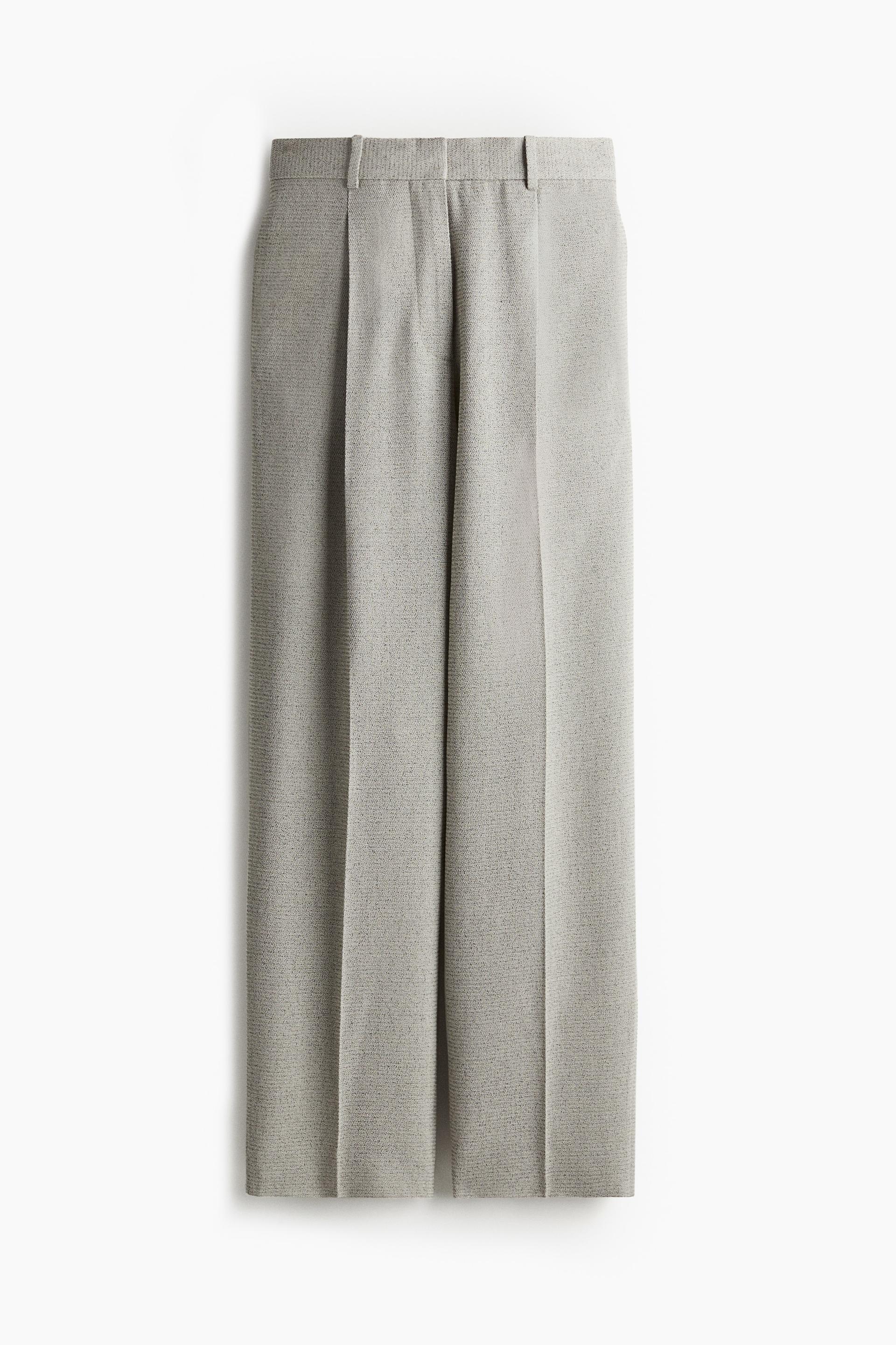 wool-blend dress pants