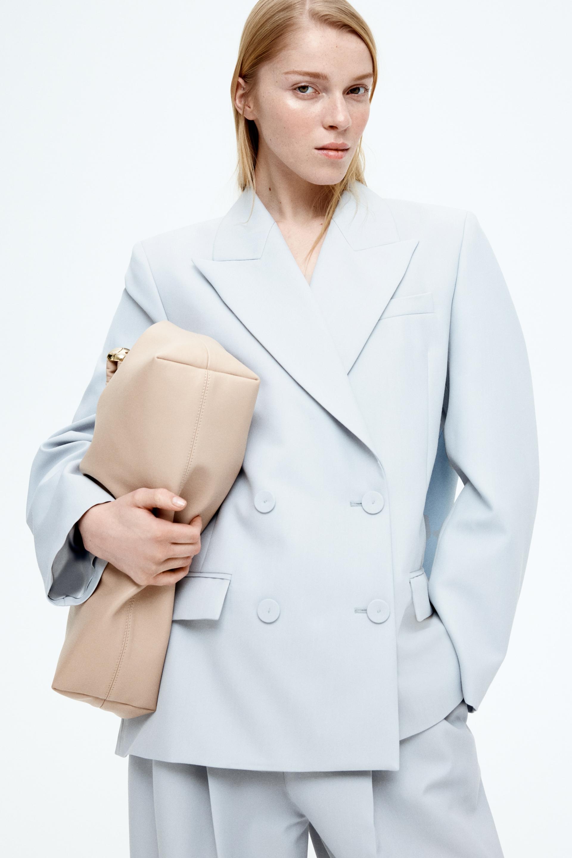 wool-blend suit pants