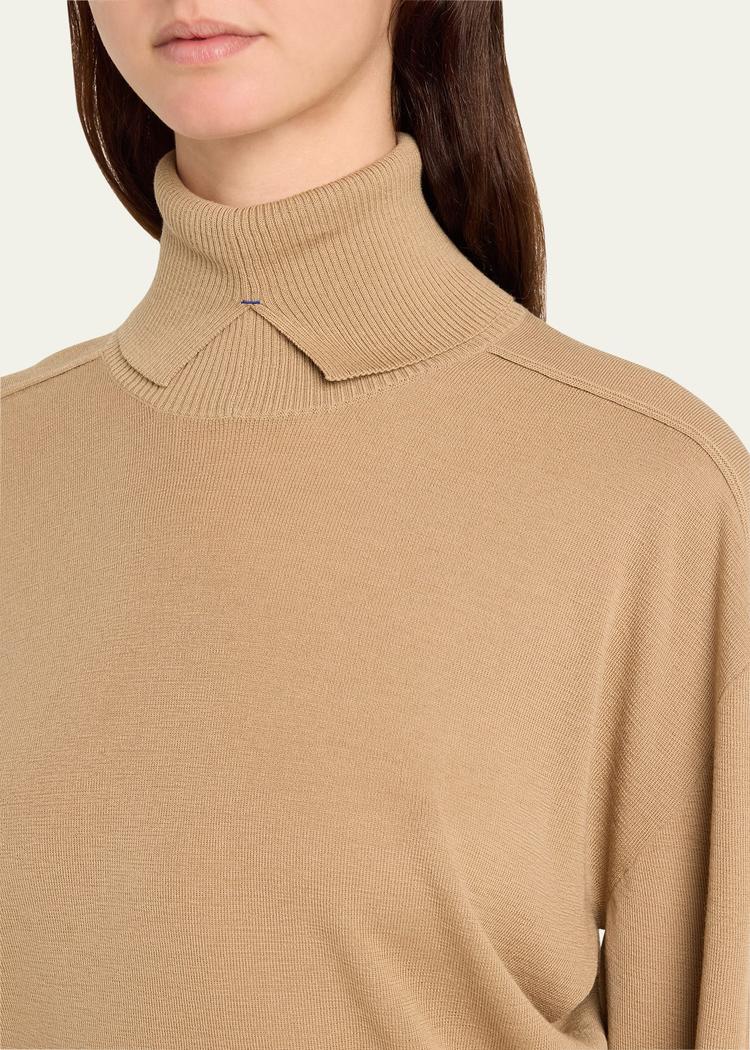 wool turtleneck sweater