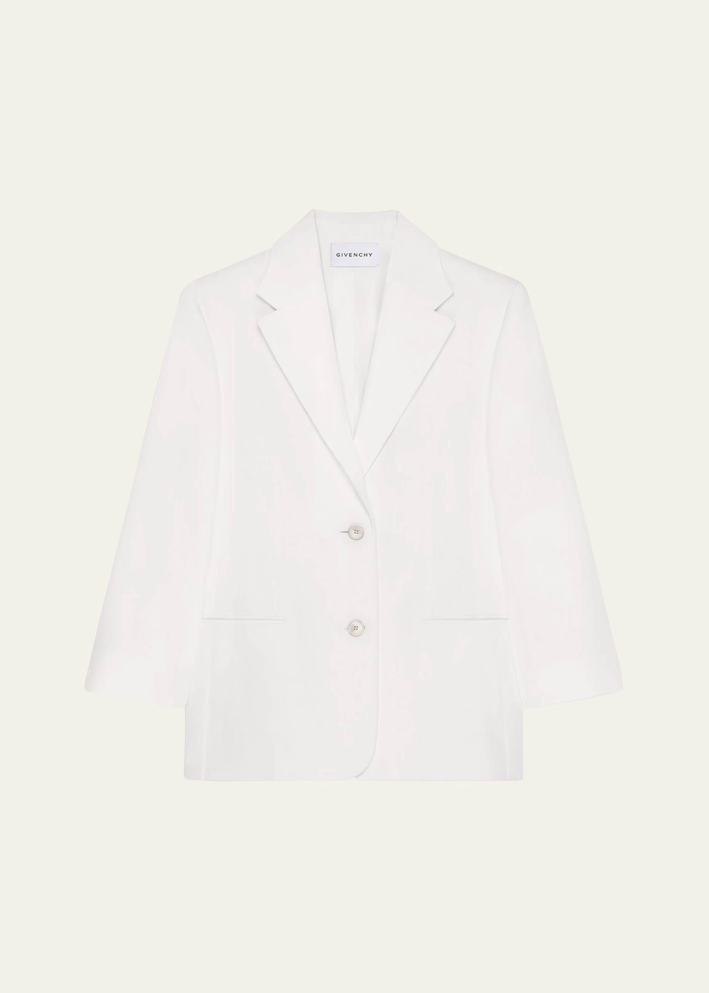 wool two-button blazer