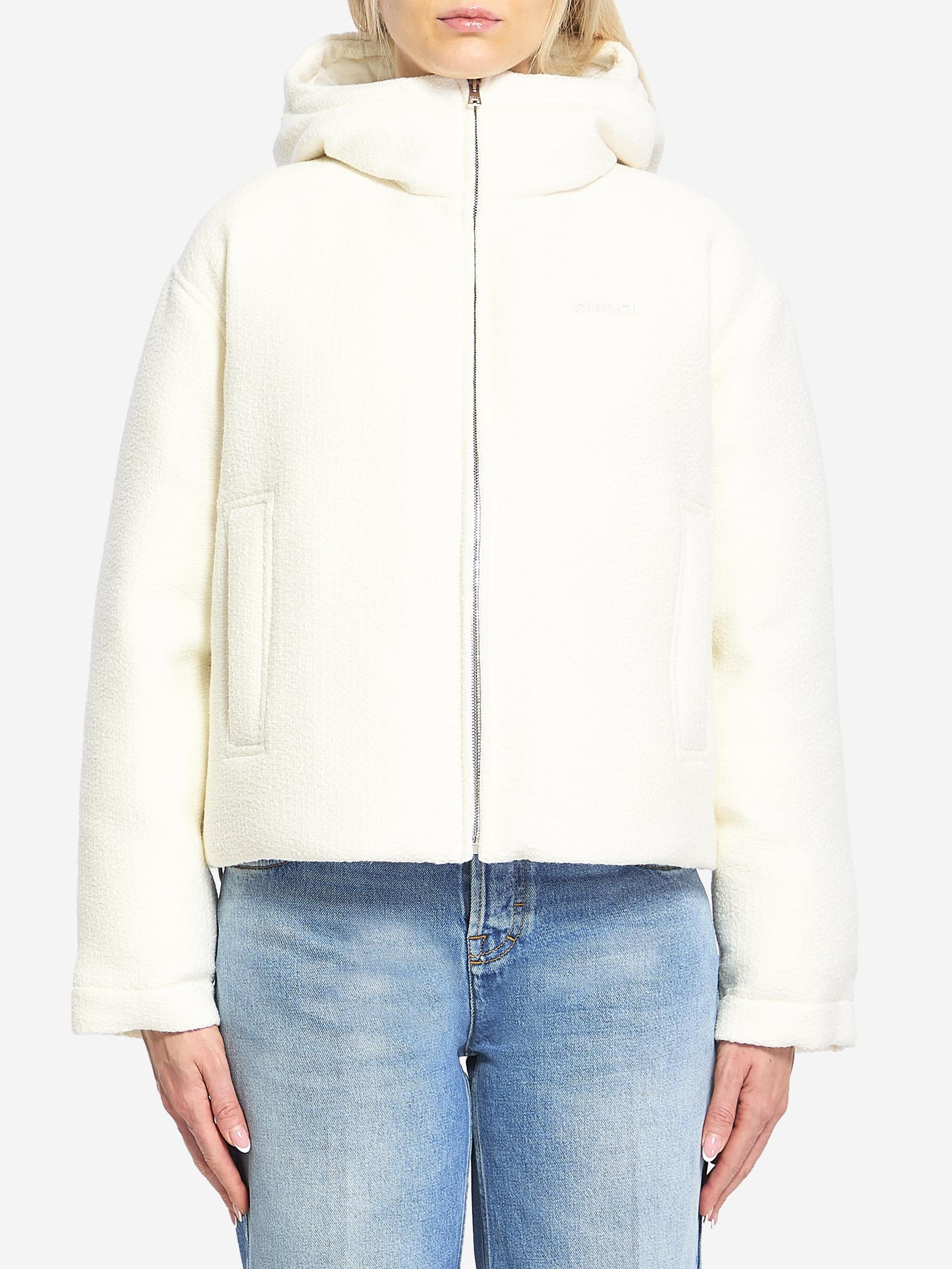 woolblend bomber jacket