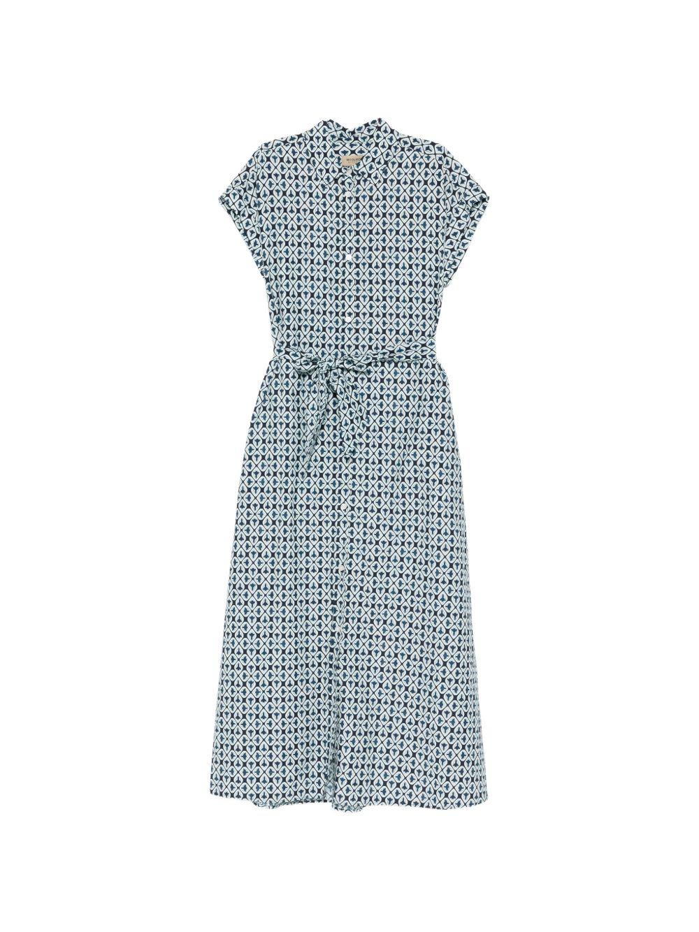 woolrich dresses blue cotton - women
