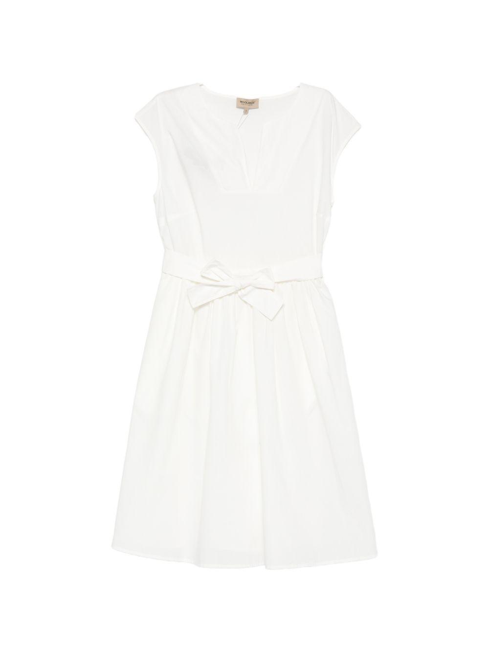 woolrich dresses white cotton - women