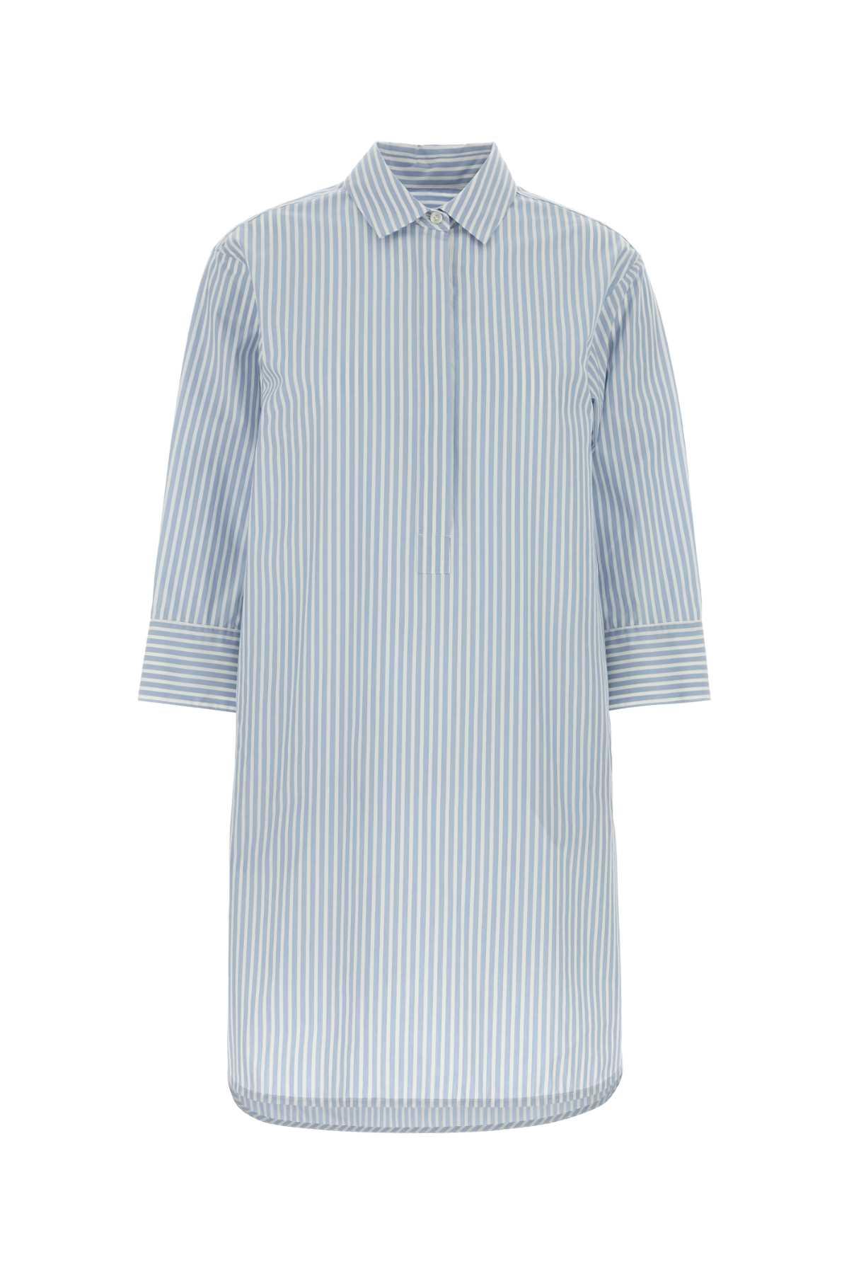 woolrich embroidered poplin shirt dress
