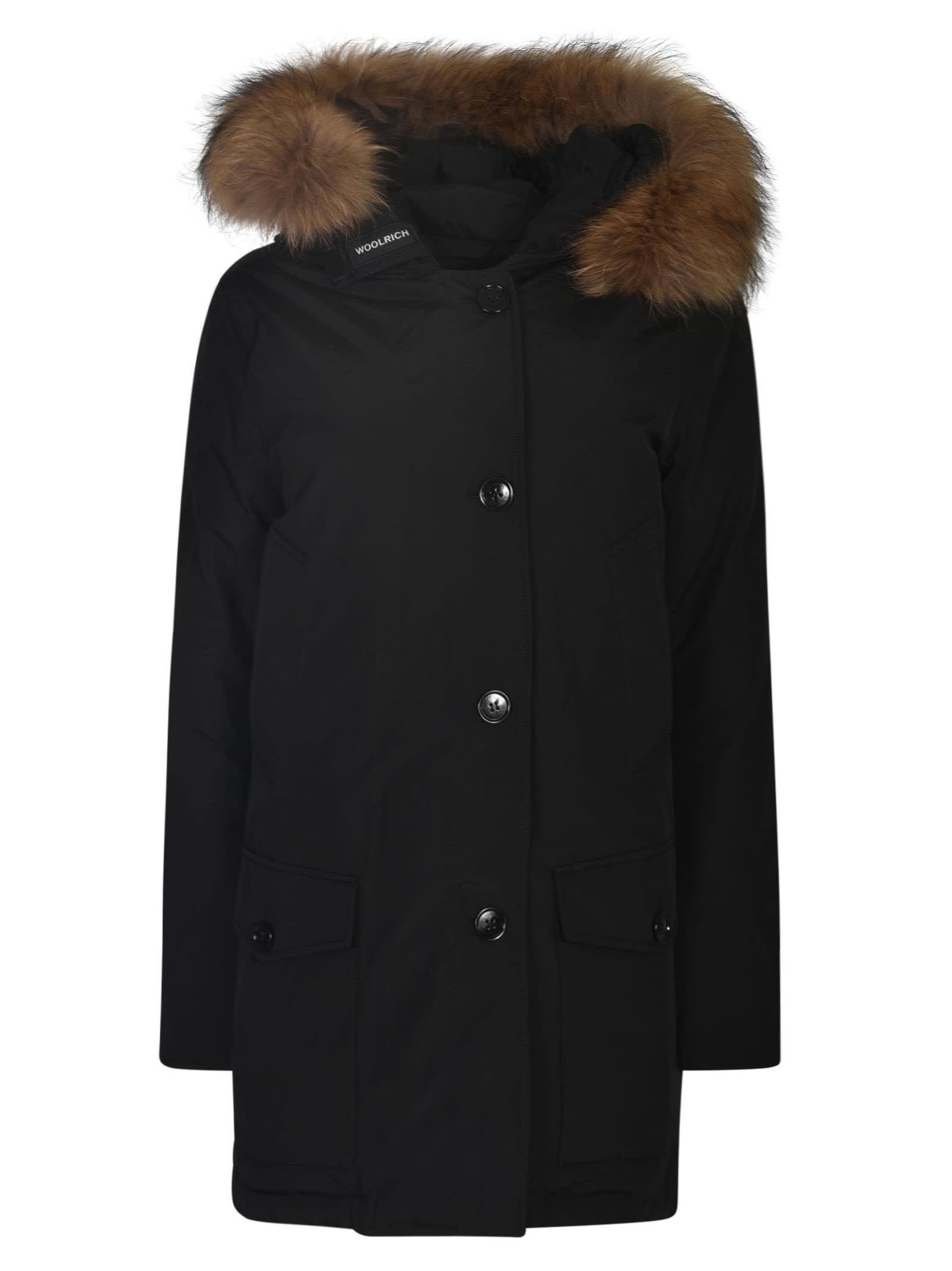 woolrich furred parka