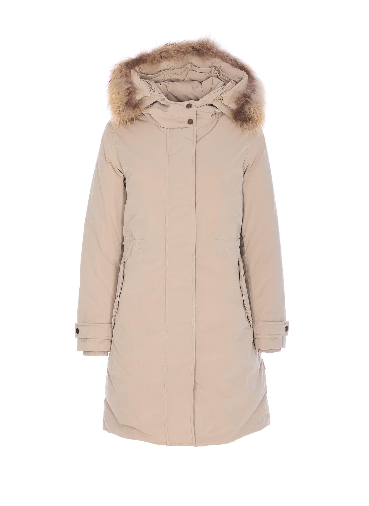 woolrich grace fur parka