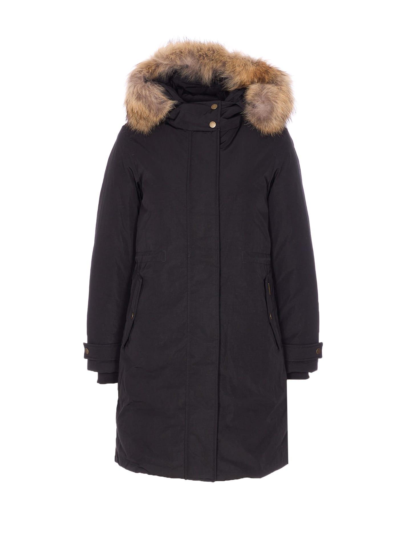 woolrich grace fur parka