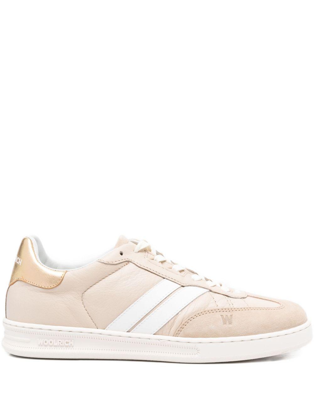 woolrich leather sneakers