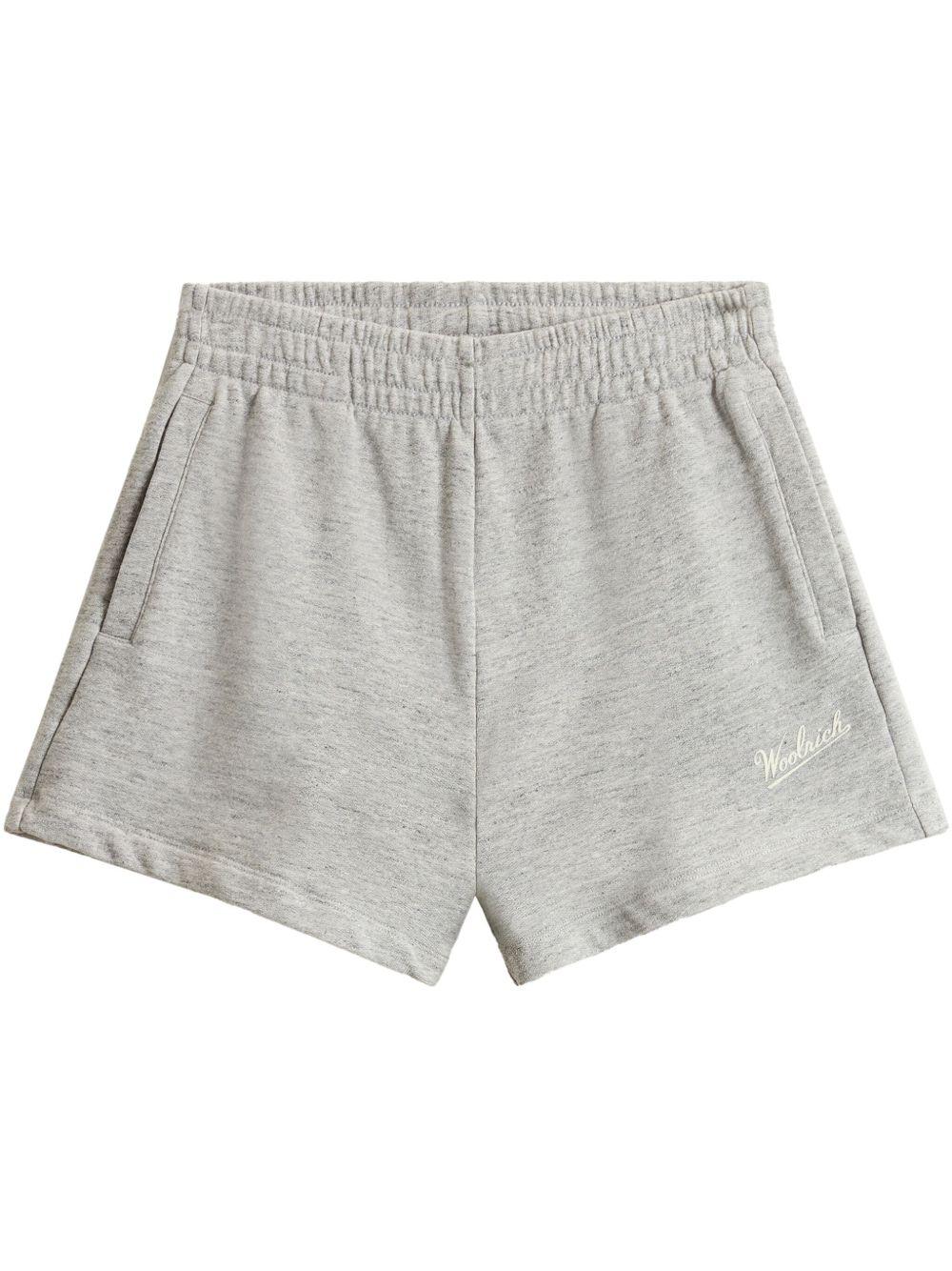 woolrich shorts grey cotton - women
