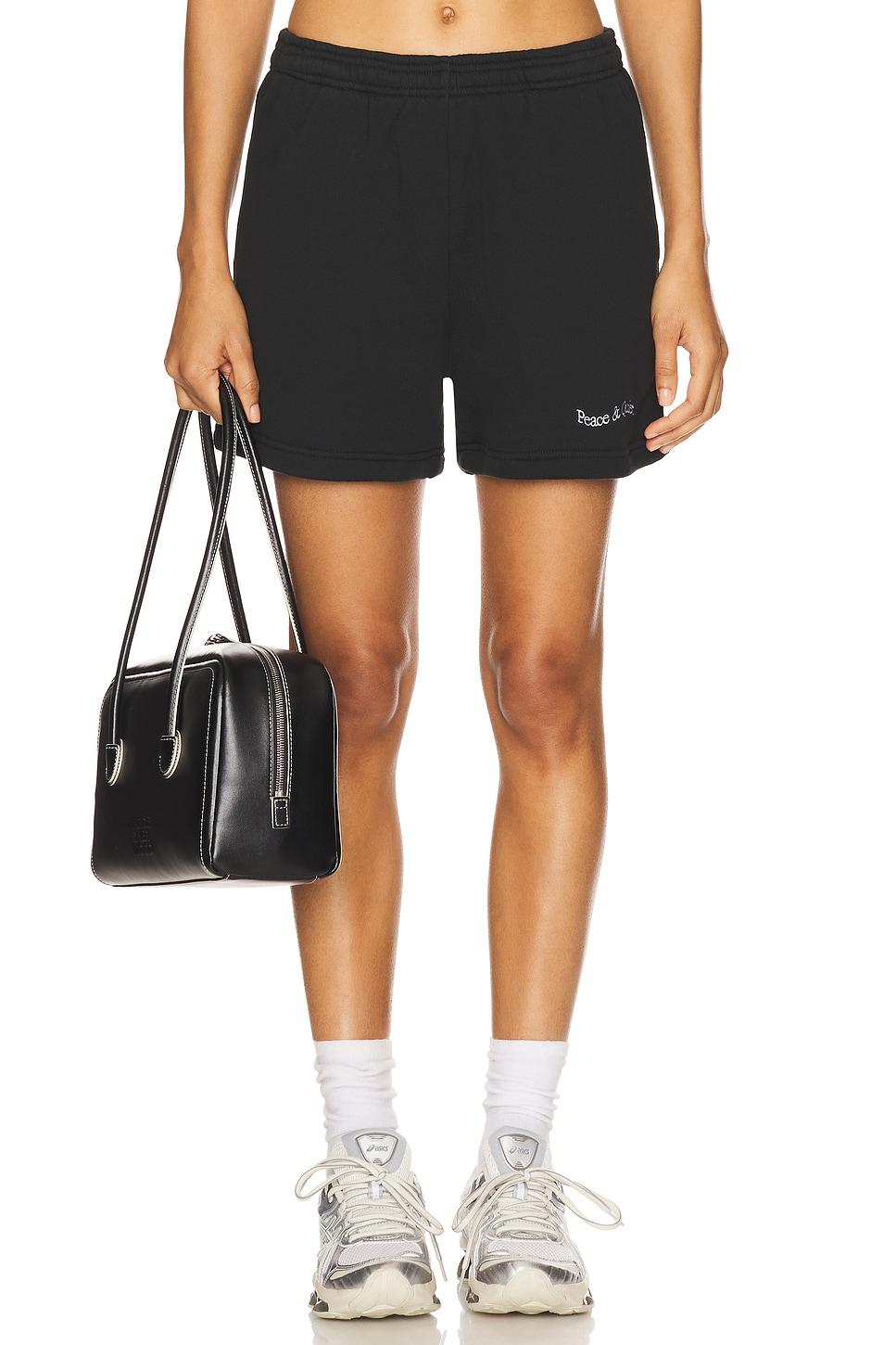 wordmark sweatshorts