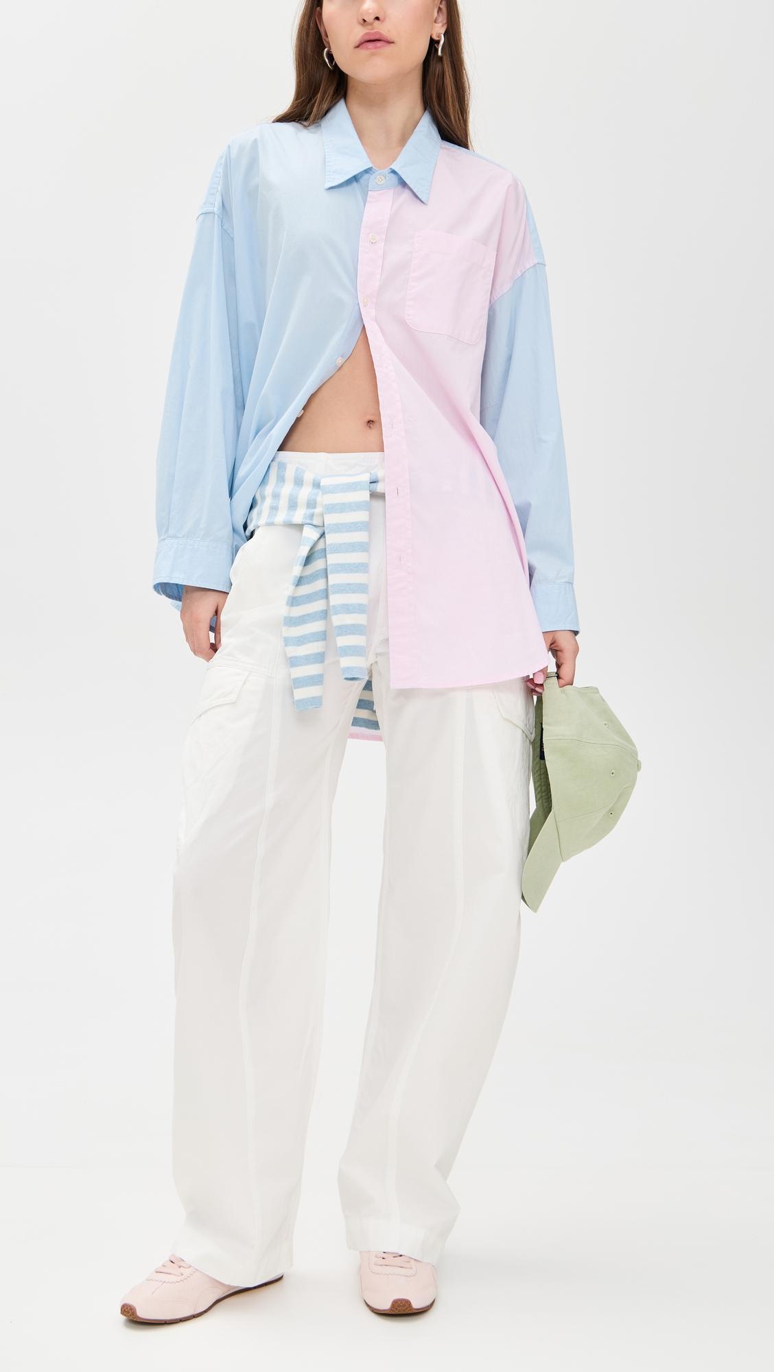 woven ankle cargo pants