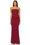 woven muse gown