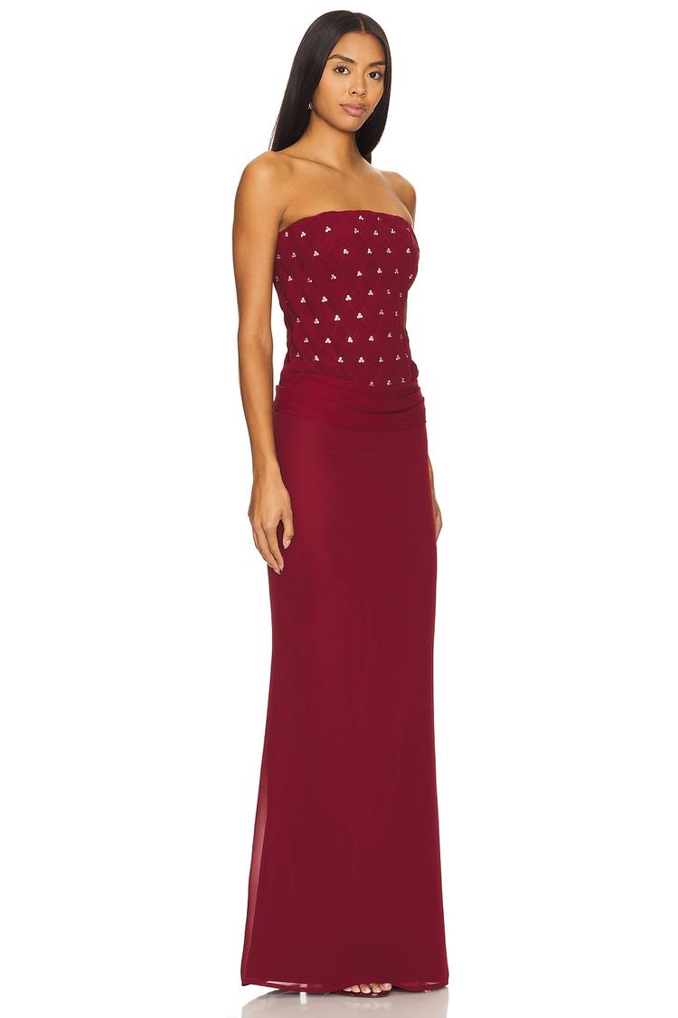 woven muse gown
