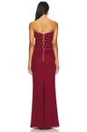 woven muse gown