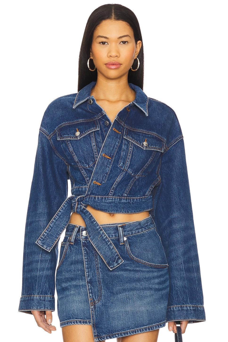 wrapped trucker jacket