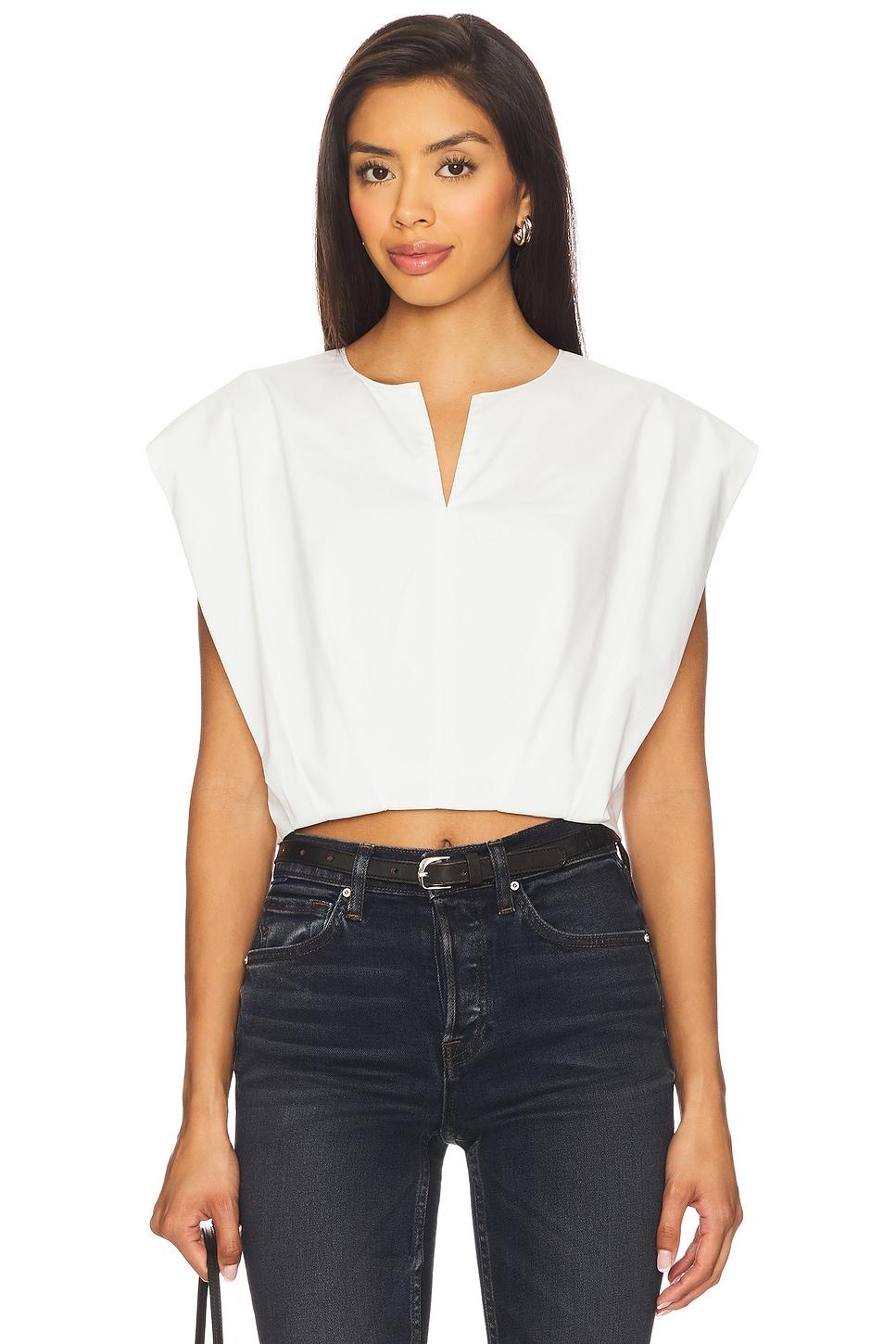 wrenli pleated top