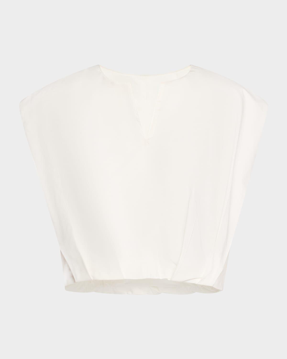 wrenli pleated top