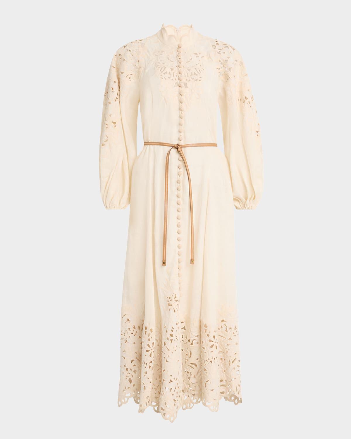 wylie embroidered billow dress