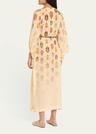 wylie ikat midi dress