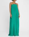 wynn strapless ruched gown