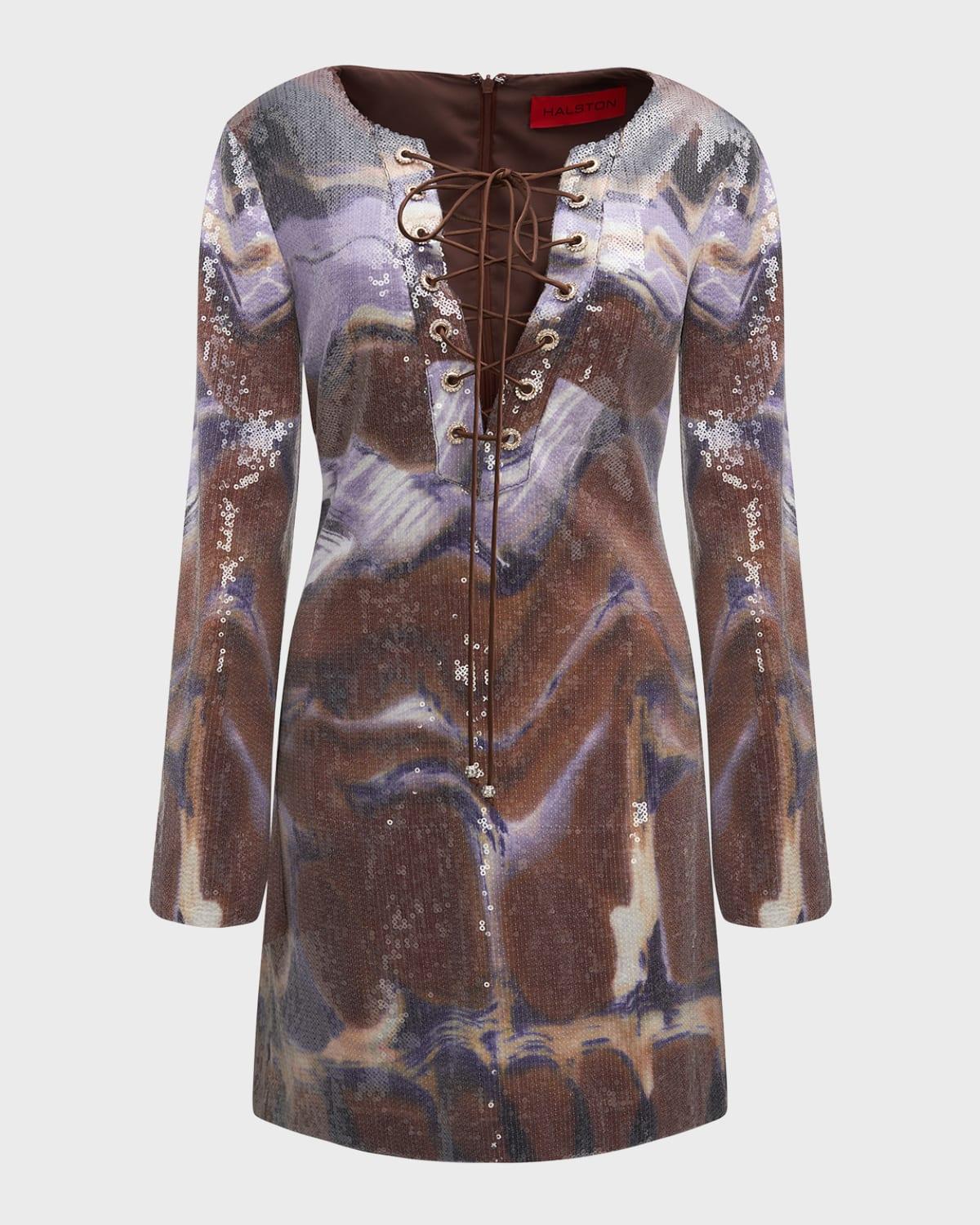 wynonna sequined sheath dress