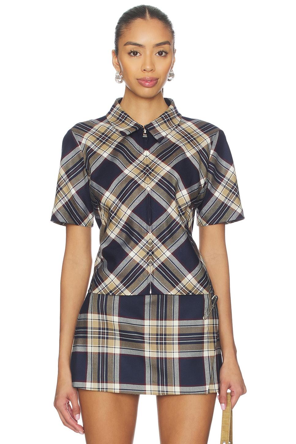 x amelia gray checkmate top